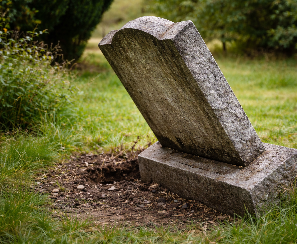Kippsicherer Grabstein – Überprüfung durch Steinmetz Resch Wien